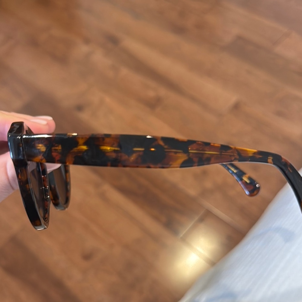 Illesteva Tortoise Shell Sunglasses with Blue Lenses - Picture 3 of 3